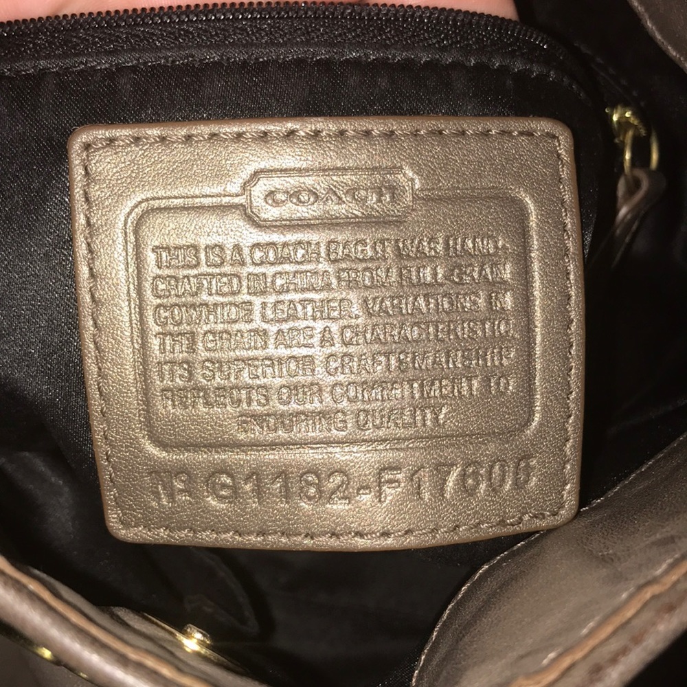 COACH F17605 Ashley Hippie Shoulder Bag in copper - Picture 8 of 8